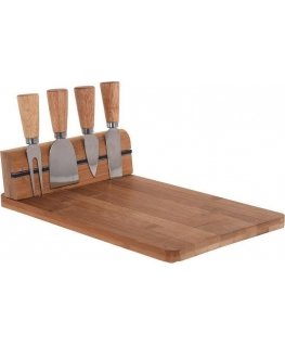 Excellent Houseware Cheese cutting board with knives