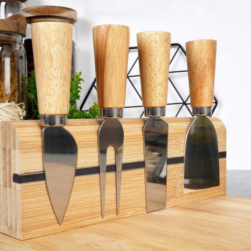 Excellent Houseware Sūrio pjaustymo lenta su peiliais – 2