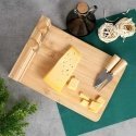 Excellent Houseware Cheese cutting board with knives Excellent Houseware Cheese cutting board with knives