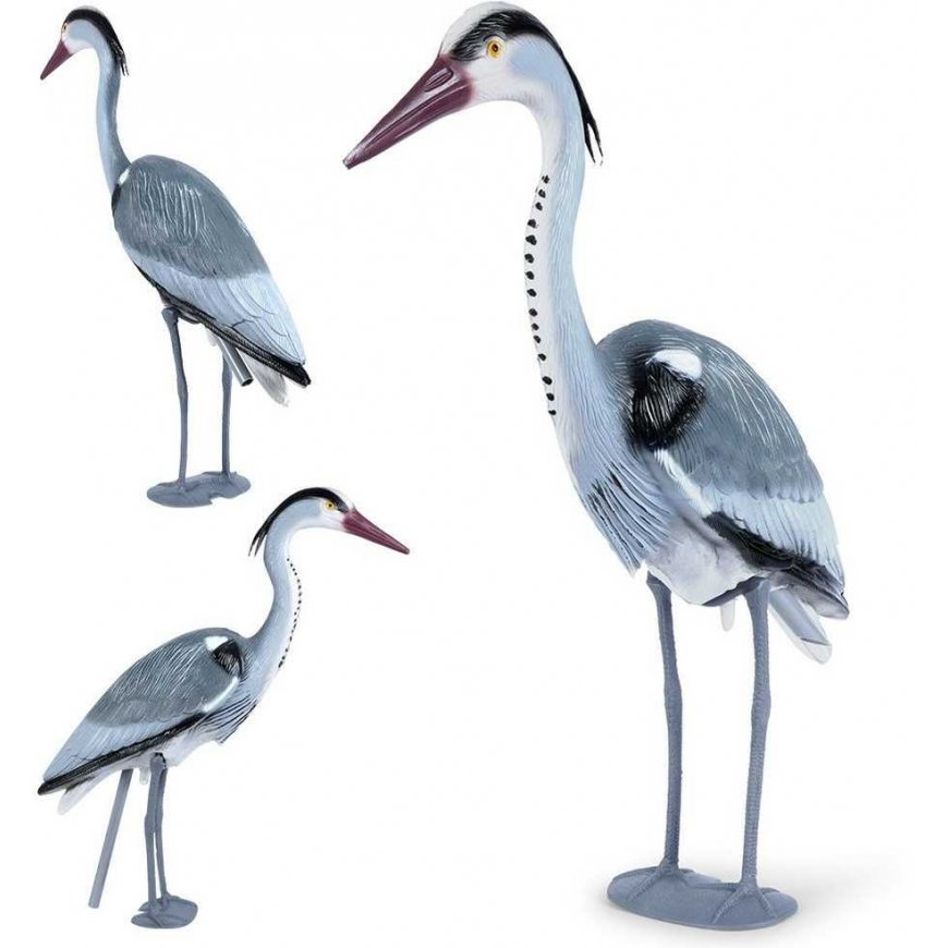 ProGarden Garden figurine-heron, 72 cm