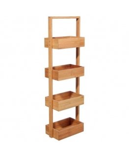 5five Simply Smart Bamboo BAMBOU bathroom shelf, 4 levels - 100% bamboo