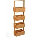 5five Simply Smart Bamboo BAMBOU bathroom shelf, 4 levels - 100% bamboo 5five Simply Smart Bamboo BAMBOU bathroom shelf, 4 levels - 100% bamboo