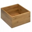 Bamboo Storage Holder, Square Storage Box, Bamboo, 18 x 18 x 9.5 cm Bamboo Storage Holder, Square Storage Box, Bamboo, 18 x 18 x 9.5 cm