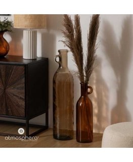 Atmosphera Tall glass bottle vase YANA, 75 cm