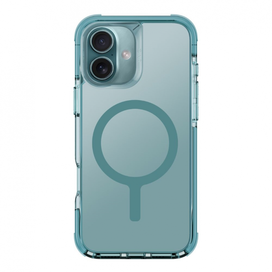 Dėklas UNIQ etui Combat iPhone 16 Plus 6.7" Magclick Charging žalia/teal žalias – 5