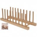 Excellent Houseware BAMBOO ORGANIZER/PLATE HOLDER Excellent Houseware BAMBOO ORGANIZER/PLATE HOLDER