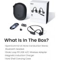 Langaton SHOKZ OpenMeet UC Bluetooth Bone Conduction -videoneuvottelukuuloke USB-A-sovittimella Langaton SHOKZ OpenMeet UC Bluetooth Bone Conduction -videoneuvottelukuuloke USB-A-sovittimella