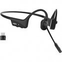 SHOKZ OpenMeet UC juhtmevaba Bluetooth Bone Conduction videokonverentsi peakomplekt USB-A adapteriga SHOKZ OpenMeet UC juhtmevaba Bluetooth Bone Conduction videokonverentsi peakomplekt USB-A adapteriga