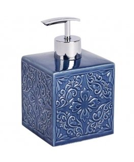 Soap Dispenser CORDOBA DARK Blue - 500 ml, WENKO