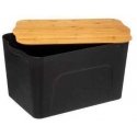 Bamboo Plastic box with bamboo lid, 24 liters