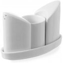 Porcelain spice set salt pepper toothpicks - Hendi, white Porcelain spice set salt pepper toothpicks - Hendi, white