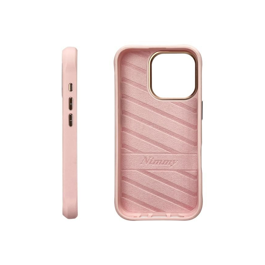 Nimmy Apple iPhone 16 Pro 6.3" phone case pink Glasses Cool Cat – 3