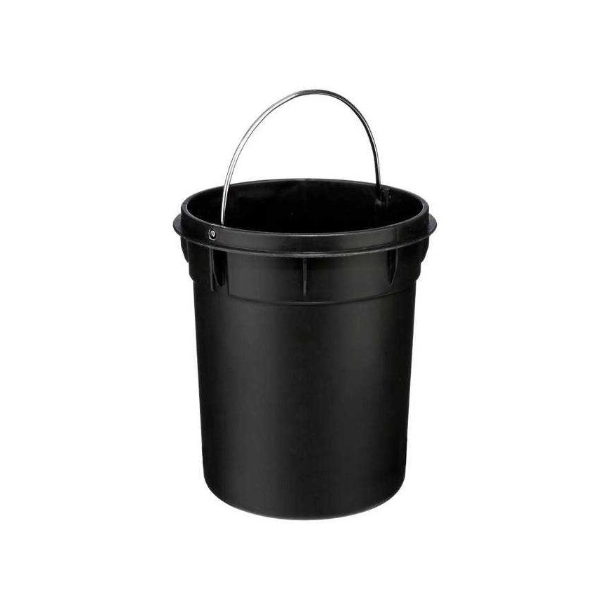5five Simply Smart Bathroom basket, waste container, capacity 3 l, open lid, white – 2