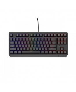 SPĒĻU KLAVIATŪRAS GENESIS THOR 230 TKL CZ/SK RGB MEHĀNISKĀ OUTEMU RED BLACK HOT SWAP