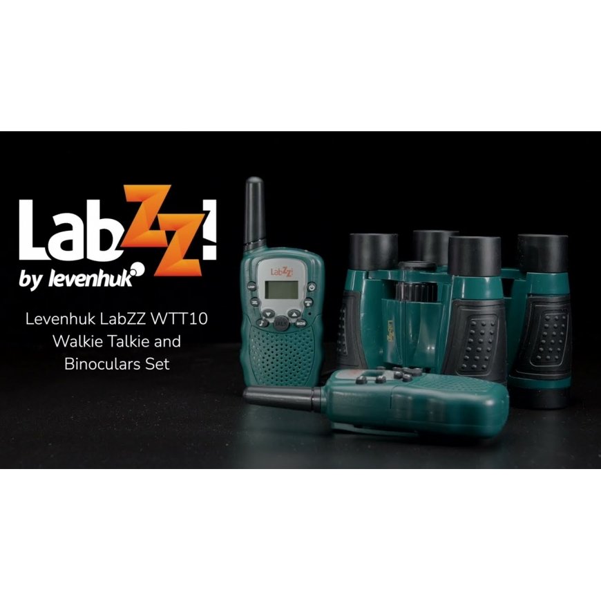 Levenhuk LabZZ WTT10 Walkie-Talkie and Binoculars Set