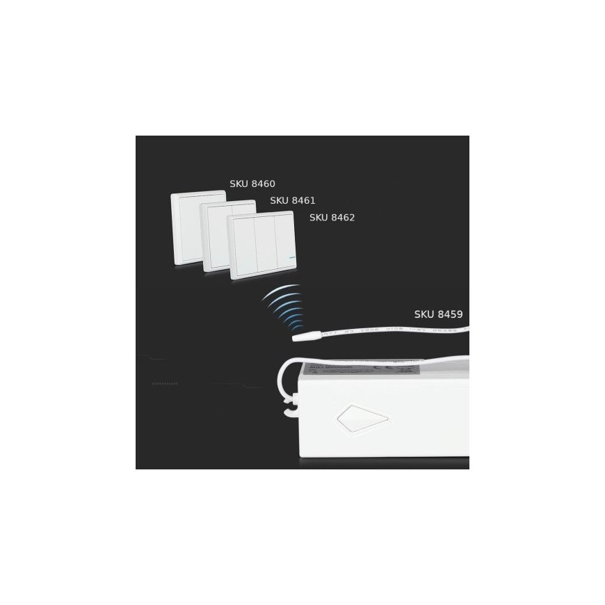 SMART WiFi valgustuse kontroller SKU 8460, 8461, 8462, 8463 jaoks V-TAC VT-5130 – 2