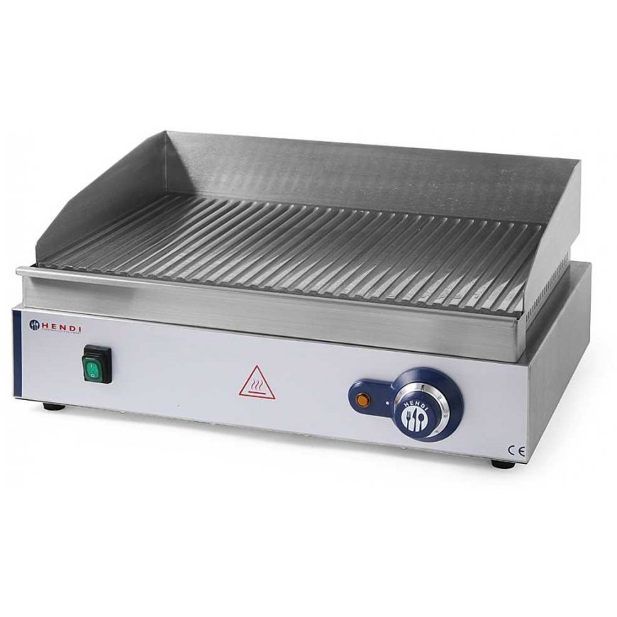 Hendi Blue Grill plate with ribbed coating Blue Line, 2400 W