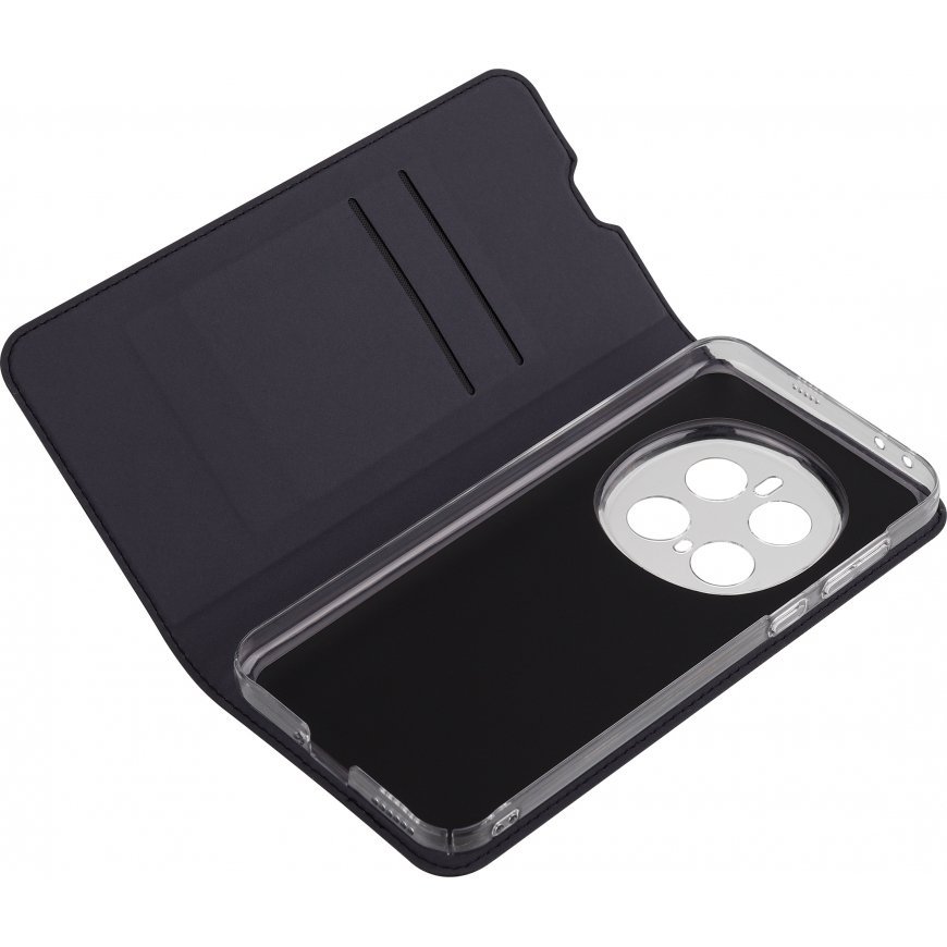 Fonekit Bookcase apsauginis dėklas, Honor Magic7 Pro, juodas – 4
