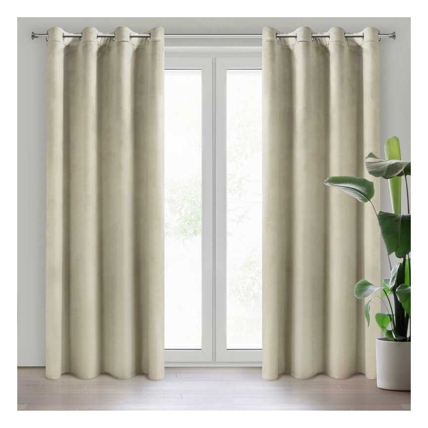 Euro curtains D91/Z/ROSA/K 140X250 TRANSL.
