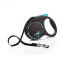 Trixie Flexi BLACK DESIGN, tape leash, L: 5 m, blue, up to 50kg Trixie Flexi BLACK DESIGN, tape leash, L: 5 m, blue, up to 50kg