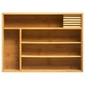 Bamboo Cutlery Drawer Organizer, 100% bamboo, 5 compartments, 38 x 28 cm. Bamboo Cutlery Drawer Organizer, 100% bamboo, 5 compartments, 38 x 28 cm.