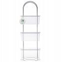 5five Simply Smart Bathroom Shelf, Dish Rack - 3 Tiers, White and Clear 5five Simply Smart Bathroom Shelf, Dish Rack - 3 Tiers, White and Clear