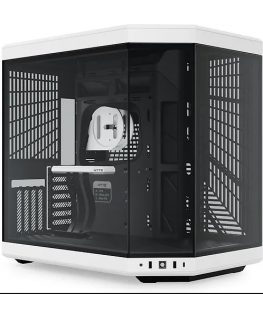 Hyte Y70 Black/White ATX-kotelo panoraamaikkunalla, musta/valkoinen