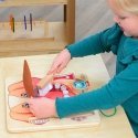 MASTERKIDZ Nauka Zdrowej Higieny Jamy Ustnej na Przykladzie Pieska - Tablica Ścienna Edukacyjna Montessori