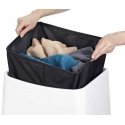 Laundry basket with seat, white, WENKO Laundry basket with seat, white, WENKO