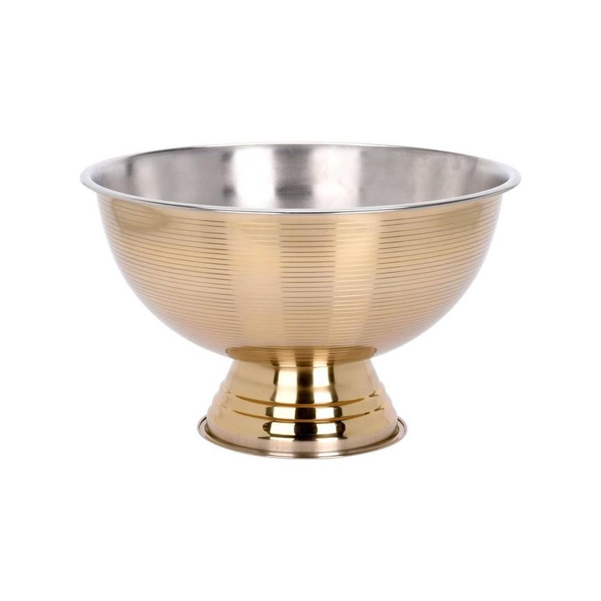 Dekoracja Domu Gold Ruostumattomasta teräksestä valmistettu kulho, Ø 39,5 cm, kulta