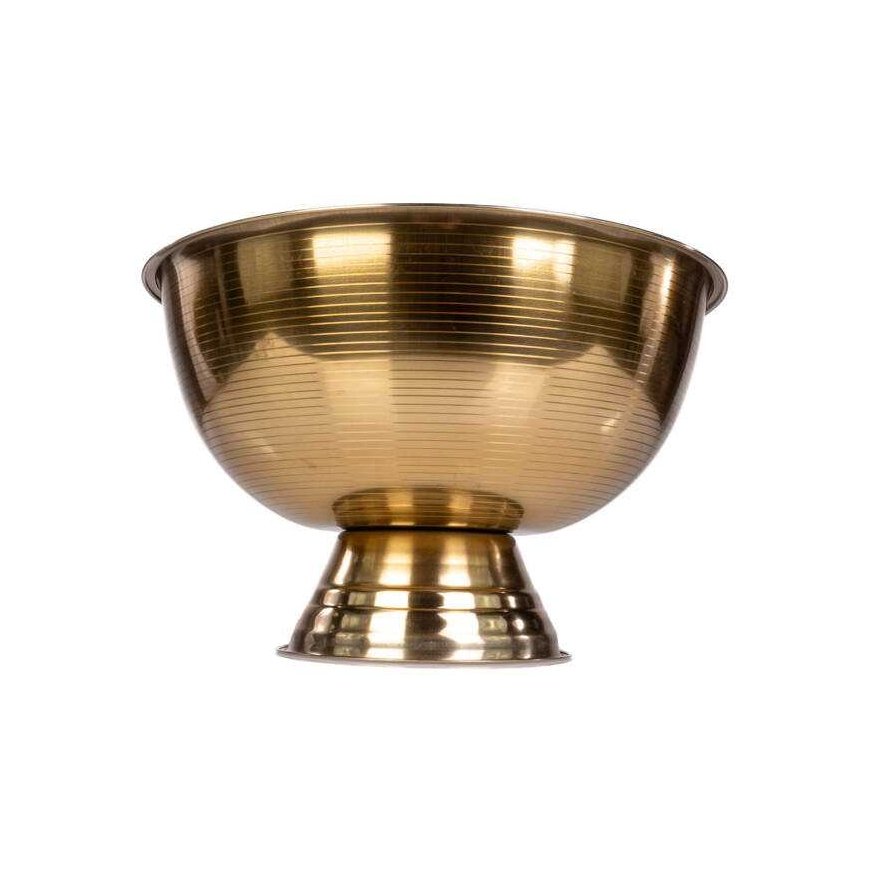 Dekoracja Domu Gold Nerūdijantis plienas bowl, Ø 39,5 cm, auksinis – 2