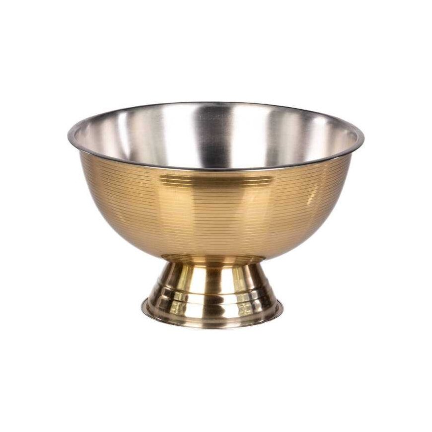 Dekoracja Domu Gold Stainless steel bowl, Ø 39.5 cm, gold – 5