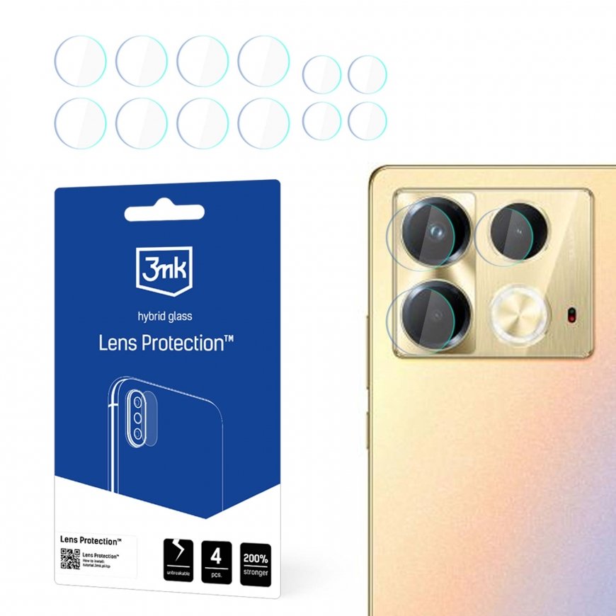 3mk Lens Protection⢠Hybrid Camera Glass for Infinix Note 40 -