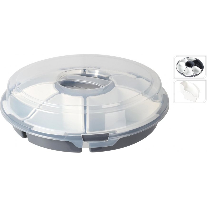 Mondex Plate with lid 33 cm
