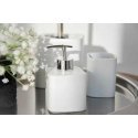 Toothbrush and toothpaste container, elegant ceramic cup HEXA - WENKO