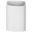 Toothbrush and toothpaste container, elegant ceramic cup HEXA - WENKO