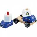Set of wooden colored blocks in a bucket 100 pcs. Viga