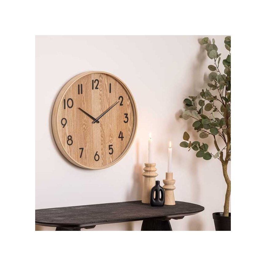 Atmosphera IVANA svetainės sieninis laikrodis, Ø 55 cm – 2