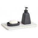 Zeller serving plate, square, marble, 28x18x1 cm Zeller serving plate, square, marble, 28x18x1 cm