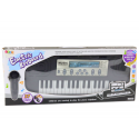 Lean Toys Electric Piano for Kids, Microphone Stand, Black Lean Toys Electric Piano for Kids, Microphone Stand, Black
