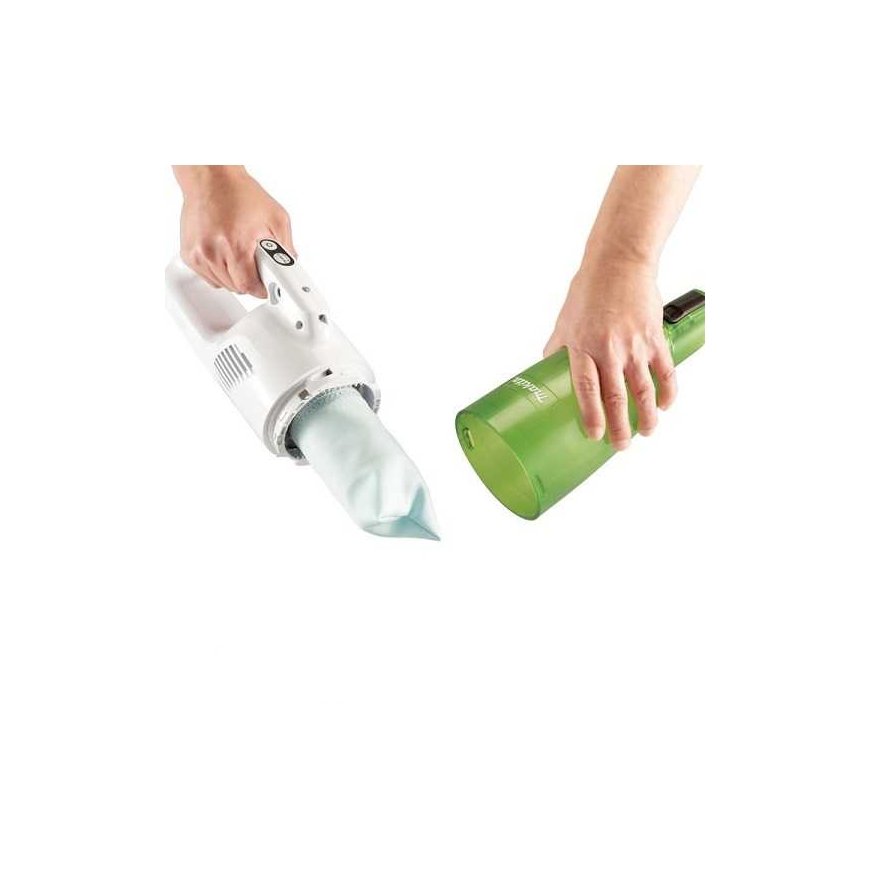 12V max white/green upright vacuum cleaner, Makita [CL117FDX5] with built-in 2.0Ah battery – 3