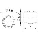 Disc brake hose fasteners ProX 5mm for SRAM (50pcs.) Disc brake hose fasteners ProX 5mm for SRAM (50pcs.)