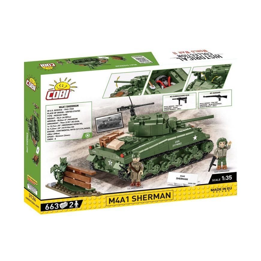 Blocks M4A1 Sherman 663 blocks