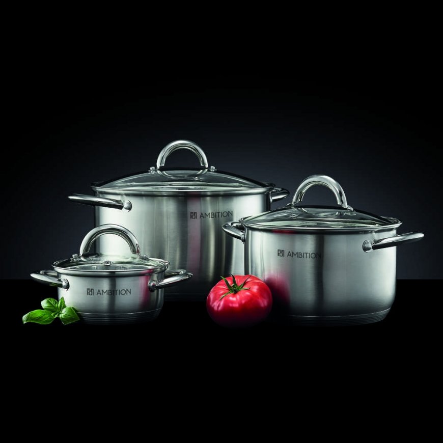 Solar 6-piece pot set AMBITION