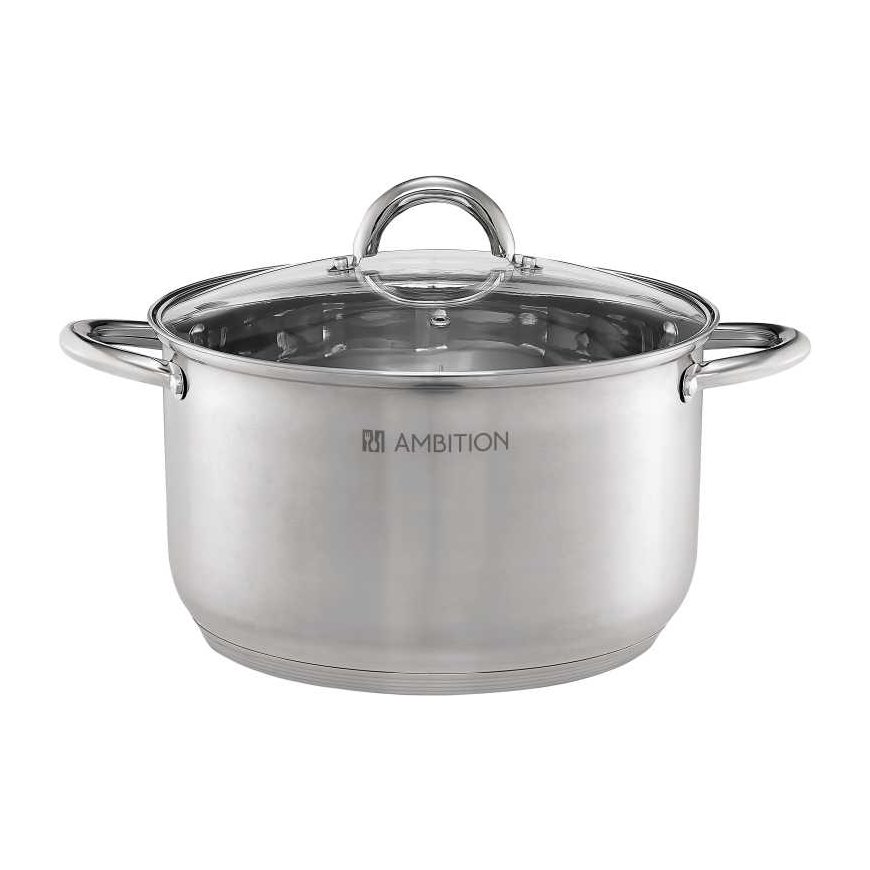 Puodas plieno su dangteliu Solar 20 cm 3,5 l AMBITION