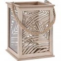 Home Styling Collection LEAF DESIGN lantern - candle lantern, 18x26 cm Home Styling Collection LEAF DESIGN lantern - candle lantern, 18x26 cm