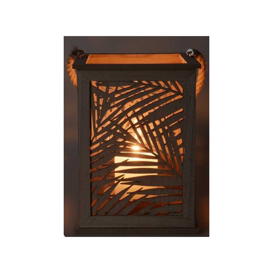 Home Styling Collection LEAF DESIGN lyhty - kynttilälyhty, 18x26 cm – 2