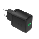 Green Cell Greencell PowerSource Solo30 Black 30W USB-C Power Delivery seinälaturi Green Cell Greencell PowerSource Solo30 Black 30W USB-C Power Delivery seinälaturi