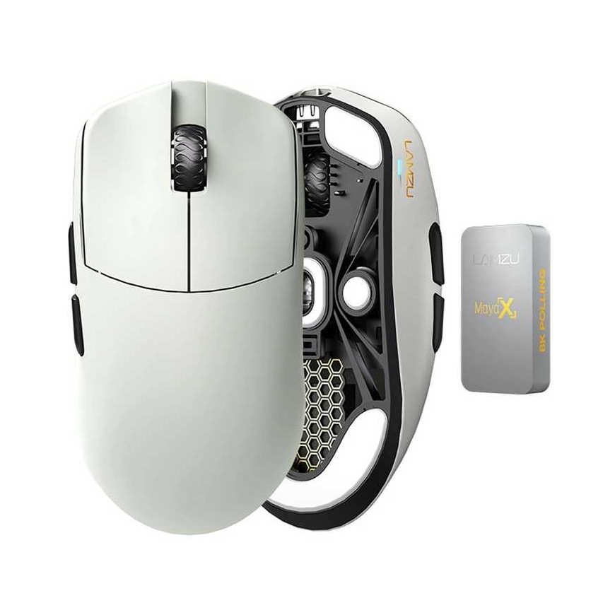 Lamzu MAYA X 8K harmaa (harmaa) langaton pelihiiri – 2