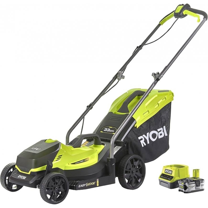 Ryobi RLM18X33B40 zāles pļāvējs Push zāles